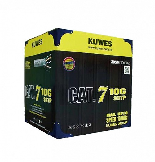 SSTP CAT7 305Mtr Cable roll 23AWG Kuwes