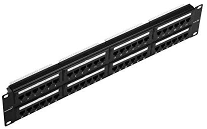 UTP Cat5E patch panel 48port