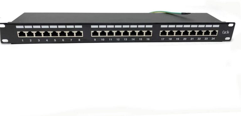 FTP Cat5E patch panel 24port