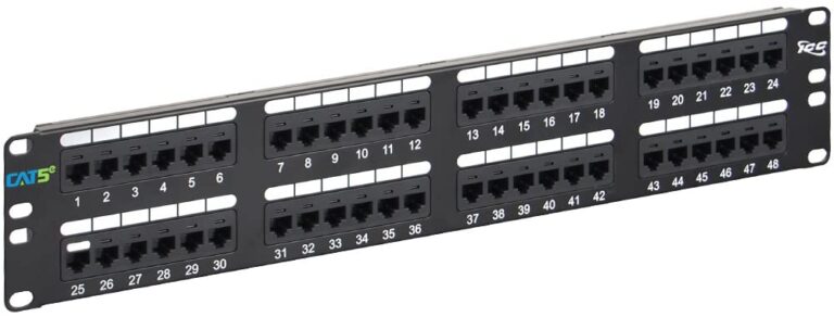 UTP Cat6 patch panel 48port