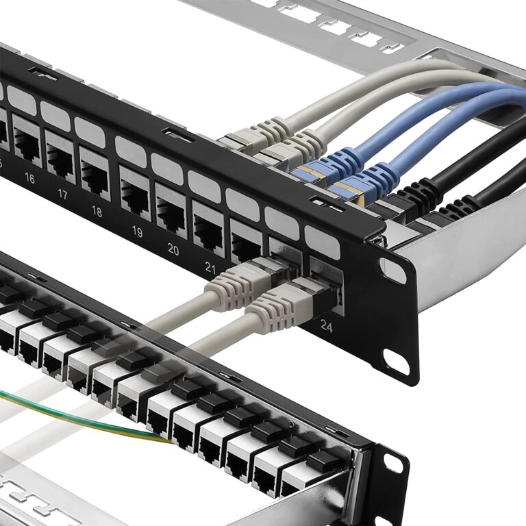 STP Cat6A patch panel 24port