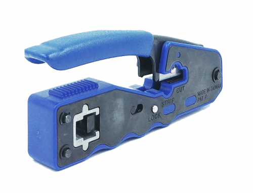 RJ45 CAT5E, CAT6, CAT6A CRIMPING TOOL BHT210C