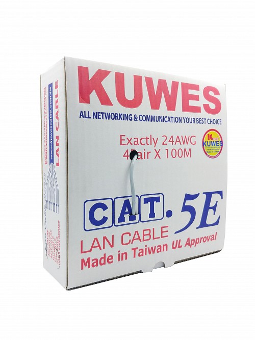 UTP CAT5E 305Mtr Cable roll 24 AWG Kuwes