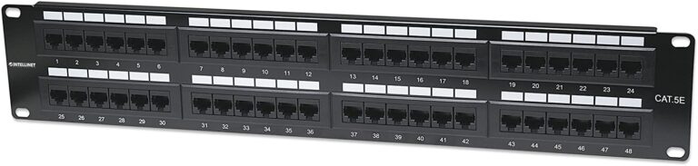 FTP Cat5E patch panel 48port