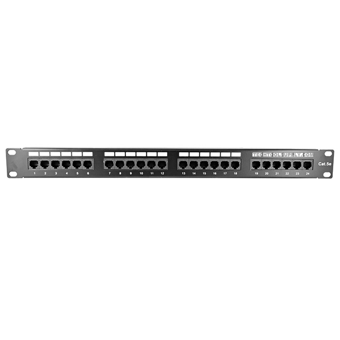 UTP Cat5E patch panel 24port